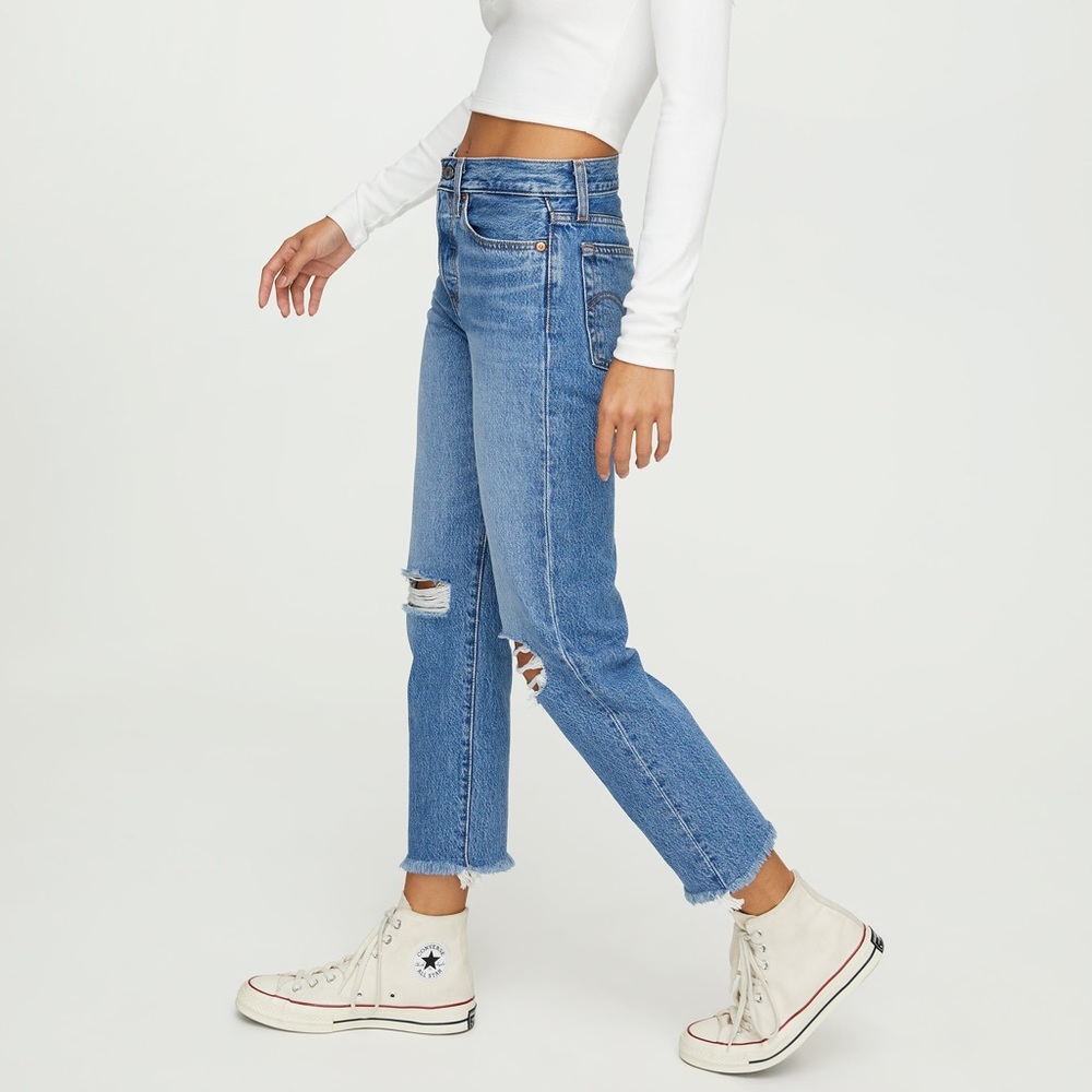 Levi’s Medium Wash Wedgie Straight Jeans